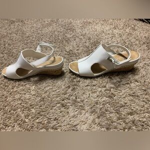 White Aerosoles wedges